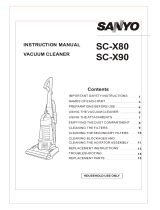 Sanyo SC-X80 User manual