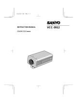 Sanyo VCC-3912 User manual