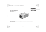 Sanyo VCC-3944 - 1/4" Color CCD DSP Camera User manual