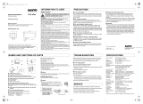 Sanyo Vcc-4344 User manual