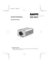 Sanyo VCC-5974 User manual