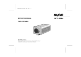Sanyo VCC-5984 User manual