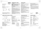 Sanyo VCC-6584 User manual