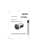 Sanyo VCC-HD4600 - Full HD 1080p Day/Night Network Camera User manual