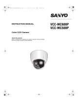 Sanyo VCC-MC600P User manual