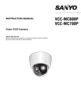Sanyo VCC-MC700P User manual