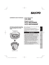 Sanyo VCC-MCH5600 User manual