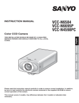 Sanyo VCC-N6584 - Network Camera User manual