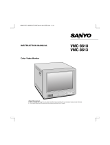 Sanyo VMC-8613 User manual