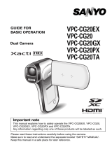 Sanyo VPC-CG20BK User manual