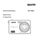 Sanyo VPC-E890 User manual