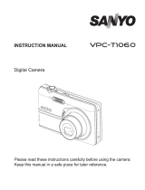 Sanyo VPC T1060 - BK User manual