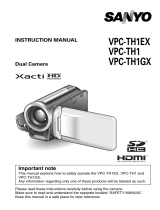 Sanyo XACTI VPC-TH1EX User manual