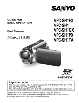 Sanyo VPC-SH1BK User manual