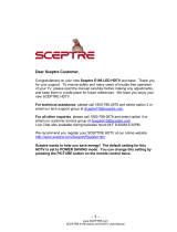 Sceptre Technologies LED HDTV User manual