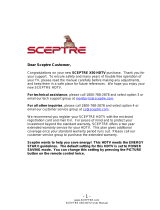 Sceptre X50 HDTV User manual