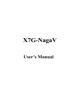 Sceptre X 7G Naga V  X7g-NagaV X7g-NagaV User manual