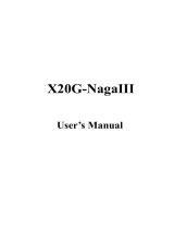Sceptre X20g X20g-NagaIII X20g-NagaIII User manual