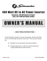 Schumacher PI-400 User manual