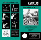 Schwinn Sting-Ray Bicycles Owner's manual