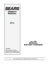 Sears 200.7121 User manual