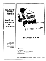 Sears 486244120 User manual