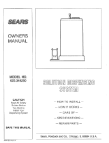 Sears 625.34929 User manual