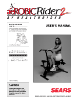 Sears AEROBIC RIDER 2 User manual