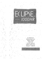Sears Eclipse 1000HR User manual