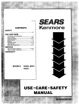 Kenmore 45520 User manual