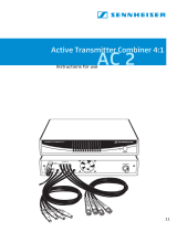 Sennheiser AC 2 User manual