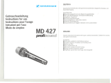 Sennheiser MD427 User manual