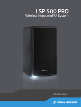 Sennheiser Speaker System LSP 500 PRO User manual