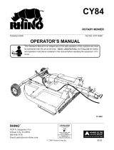 Servis-Rhino CY84 User manual