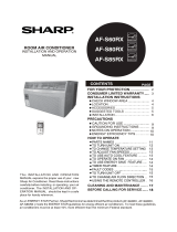 Sharp AF-S80RX User manual