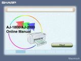 Sharp AJ2000 User manual