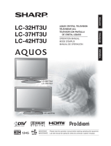 Sharp LC 37HT3U User manual