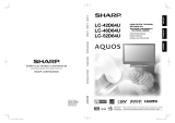 Sharp AQUOS LC-42D64U User manual