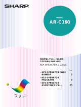 Sharp AR-C160 User manual