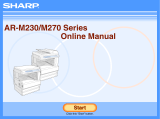 Sharp AR-M270 User manual