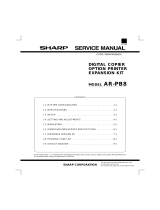 Sharp AR-PB8 User manual