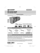 Sharp CD-DHS1050P Operating instructions