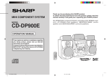 Sharp CD-DP900E User manual