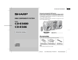 Sharp CD-ES600 User manual