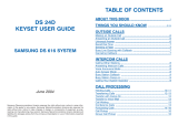 Sharp DS 24D User manual