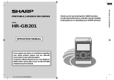 Sharp GB201 User manual