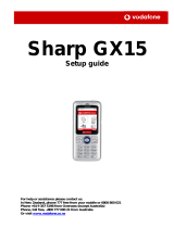 Sharp GX15 Vodafone Installation guide