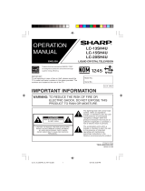Sharp LC-13SH4U User manual