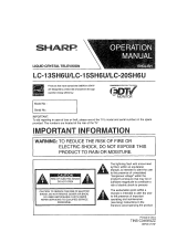 Sharp LC-13SH6U User manual