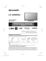 Sharp LC 52SB55U User manual